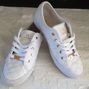 3/$25 Guess- G by Guess white sneakers size 8.5